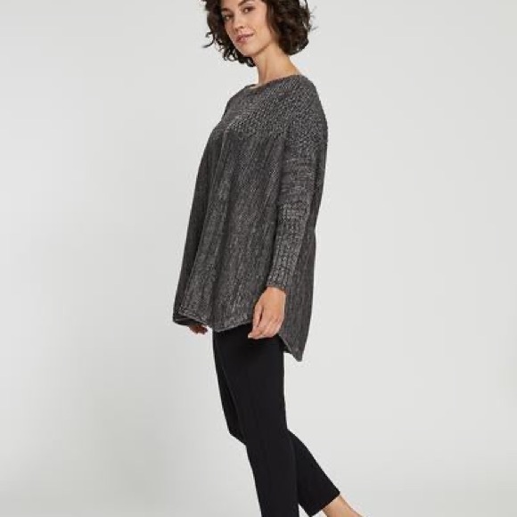 sympli Sweaters - SYMPLI size M LOCKHART Boxy Dolman Sweater Gray Marl